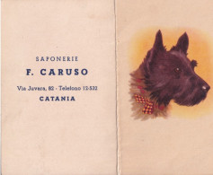 Calendarietto - Saponerie - F.caruso - Catania - Anno 1952 - Petit Format : 1941-60