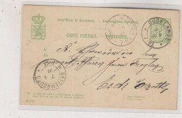 LUXEMBOURG 1891 Nice Postal Stationery - Stamped Stationery