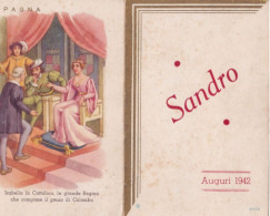 Calendarietto - Spagna -isabella La Cattolica - Anno 1942 - Petit Format : 1941-60