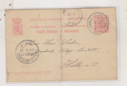 LUXEMBOURG 1889 Nice Postal Stationery To Germany - Enteros Postales