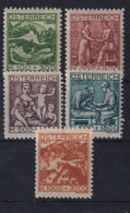 AUSTRIA 1924 - MNH - ANK 442-446 - Complete Set! - Nuevos