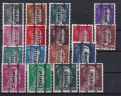 AUSTRIA 1945 - MNH - ANK 674-676, 678-691 - Grazer Aushilfsausgabe - Neufs