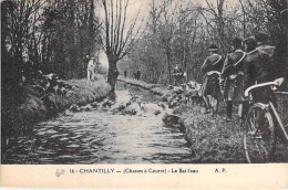 SPORT - CHASSE A COURRE - 60 - CHANTILLY : Le Bat L'eau - CPA - Oise - Chasse