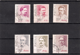 Portugal, Grandes Vultos Do Pensamento, 1979, Mundifil Nº 1441 A 1446 Used - Used Stamps