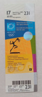 Athens 2004 Olympic Games -  Basketball Unused Ticket, Code: 231 - Uniformes Recordatorios & Misc