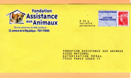 PAP Réponse Fondation Assistance Aux Animaux - Neuf - 11P456 - Prêts-à-poster: Réponse /Beaujard