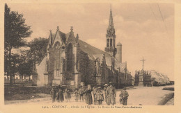 CONFORT ,  Abside De L'Eglise , La Route De Pont Croix Audierne - Confort-Meilars