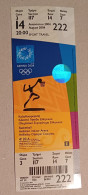 Athens 2004 Olympic Games -  Basketball Unused Ticket, Code: 222 - Apparel, Souvenirs & Other