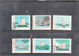 Portugal, Barcos Dos Rios Portugueses, 1980, Mundifil Nº 1504 A 1509 Used - Gebraucht