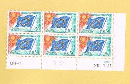 Timbre De Service  Conseil De L'Europe YT 33 (0.50Frs) Bloc De 6 Timbres Sans Charnière  (605) - 1970-1979