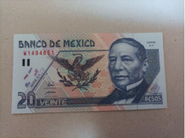 Billete De México De 20 Pesos, Año 1998, UNC - México