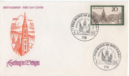 Germany Deutschland 1970 FDC Freiburg Im Breisgau, Sonderpostwertzeichen - 1961-1970