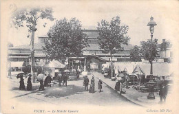 COMMERCE - MARCHES - 03 - VICHY : Le Marché Couvert  ( Animation ) - CPA - Allier ( Voir Paragraphe "description" ) - Marchés