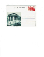 Carte Postale Eglise De La Madeleine 90c Rouge Sans RF YT EP1   (618) - Vorläufer