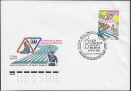 Russie 2000 Y&T 6463 Sur FDC. Semaine De La Sécurité Routière - Unfälle Und Verkehrssicherheit