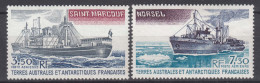 France Colonies, TAAF 1980 Ships Boats Mi#155-156 Mint Never Hinged (sans Charniere) - Ungebraucht