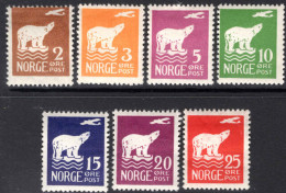 Norway 1925 Amundsen's Polar Flight Mounted Mint. - Unused Stamps