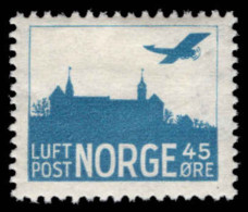 Norway 1934 Air Second Printing Mounted Mint. - Nuevos