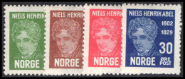 Norway 1929 Death Centenary Of N. H. Abel Mounted Mint. - Ongebruikt