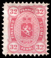 Finland 1875-85 32p Pale Rose Unused Without Gum. - Gebruikt