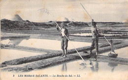 MÉTIER De La MER - PALUDIER - Les MARAIS SALANTS : La Récolte Du Sel ( Bonne Animation ) - CPA - - Fishing