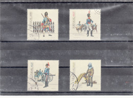 Portugal, Uniformes Militares - Exército, 1984, Mundifil Nº 1683 A 1686 Used - Used Stamps