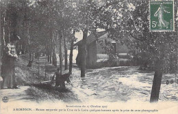 EVENEMENT Catastrophe (1907) - 42 - A. ROBINSON : Maison Emportée Par La Crue De La Loire ( Inondation ) CPA - Loire - Inondazioni