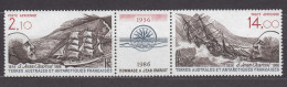 France Colonies, TAAF 1986 Mi#216-217 Mint Never Hinged Strip (sans Charniere) - Unused Stamps