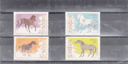 Portugal, Cavalos De Raça Portuguesa, 1985, Mundifil Nº 1759 A 1762 Used - Gebruikt