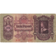 Billet, Hongrie, 100 Pengö, 1930, KM:98, B+ - Hungría