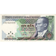 Billet, Turquie, 10,000 Lira, 1989, KM:200, SPL - Turquia