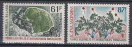 France Colonies, TAAF 1973 Flora Mi#83-84 Mint Never Hinged (sans Charniere) - Nuovi
