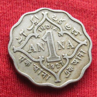 British India 1 Anna 1927 (b) KM# 513 Lt 84 *VT Bombay Mint  Inde Indie Indien - Inde