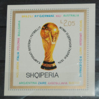 ALBANIA 1974, Football World Cup, Sports, Mi #B51, MNH** - Other & Unclassified