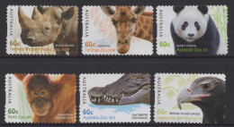 AUSTRALIA 2012  " STAMP COLLECTING MONTH. AUSTRALIAN ZOOS." SET  VFU - Used Stamps