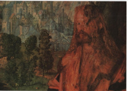 Germany Deutschland 1971 Albrecht Durer, German Painter, Artist, Bildnis, Ausschnitt Aus Dem "Rosenkranzest", Bonn - Postkarten - Gebraucht