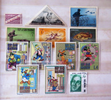 San Marino 1928 - 1992 Discus Duck Hunting Cartoon Disney Olympics Fish Dog - Used Stamps