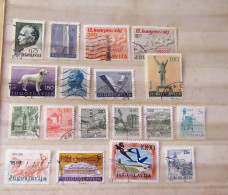 Yugoslavia 1968 - 1984 Dog Churches Castle Monuments Bird Plane - Used Stamps