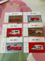 Hong Kong Stamp Fire Engine Ambulance 2018 With Traffic Lights - Unused Stamps