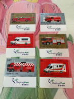 Hong Kong Stamp Fire Engine Ambulance 2018 Special - Ungebraucht