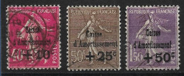 France 1931 N°266/68 Oblitéré Caisse D'amortissement. Très Bon Centrage. Cote 180€. - 1927-31 Caisse D'Amortissement