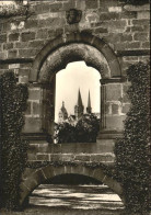 41522039 Gelnhausen Kaiserpfalz Mit Durchblick Auf Die Marienkirche Gelnhausen - Gelnhausen