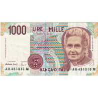 Billet, Italie, 1000 Lire, 1990-1994, KM:114c, SUP - 1.000 Lire