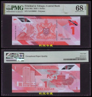 Trinidad And Tobago 1 Dollars, (2021), Polymer,AA Prefix, PMG68 - Trinidad & Tobago