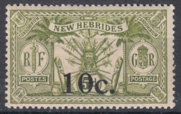 New Hebrides Nouvelles Hebrides 1920/1921, Watermark Multiple Crown & CA Yvert#61 Mint Never Hinged (sans Charniere) - Ongebruikt