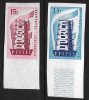 France Europa N°1076/77 Cote 500€ - 1951-1960