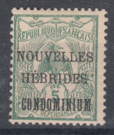 New Hebrides Nouvelles Hebrides 1910 Yvert#15 Mint Hinged (avec Charniere) - Unused Stamps