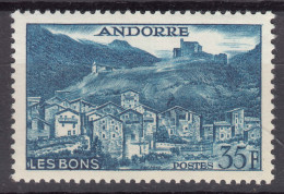 French Andorra Andorre 1957 Mi#161 Mint Never Hinged (sans Charniere) - Neufs