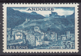 French Andorra Andorre 1957 Mi#161 Mint Never Hinged (sans Charniere) - Ungebraucht