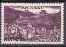 French Andorra Andorre 1957 Mi#162 Mint Never Hinged (sans Charniere) - Ongebruikt